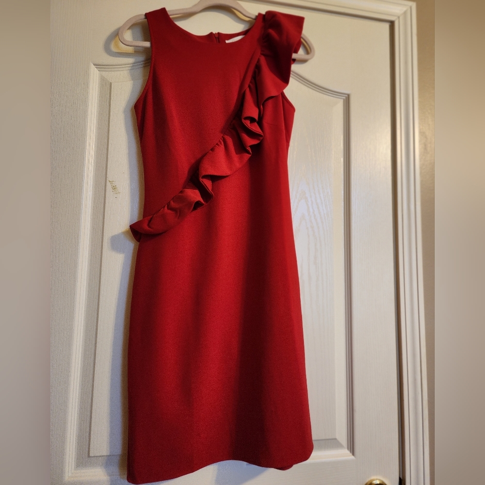 Sleeveless Dress Red Women’s Size Small